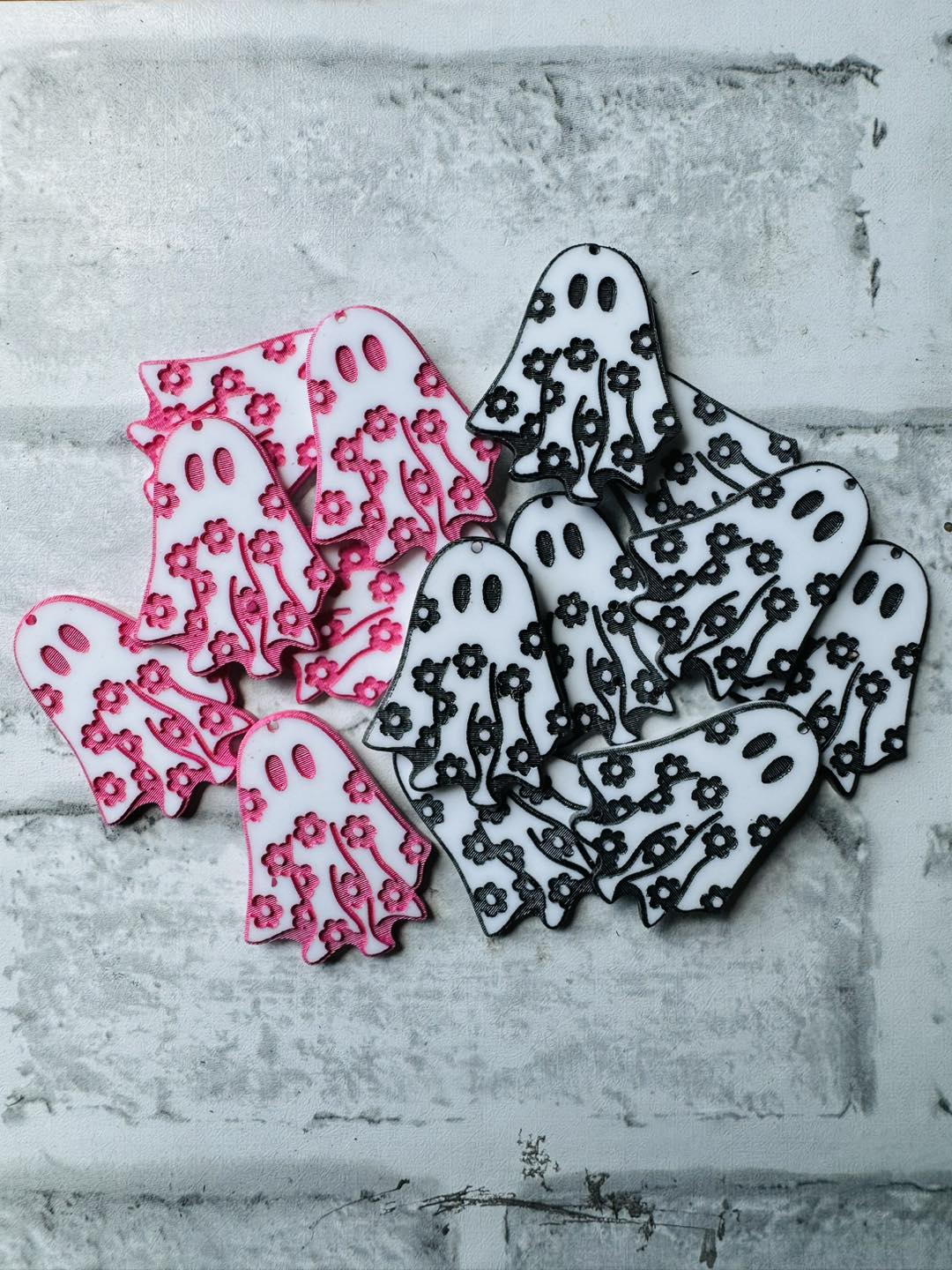 Acrylic Ghost Earrings