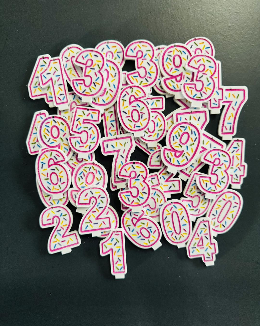 Birthday Number Earrings