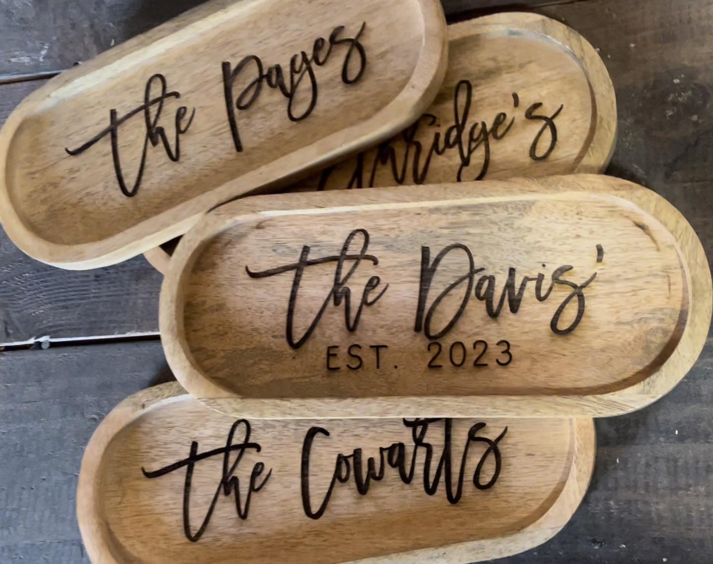 Engraved Tray