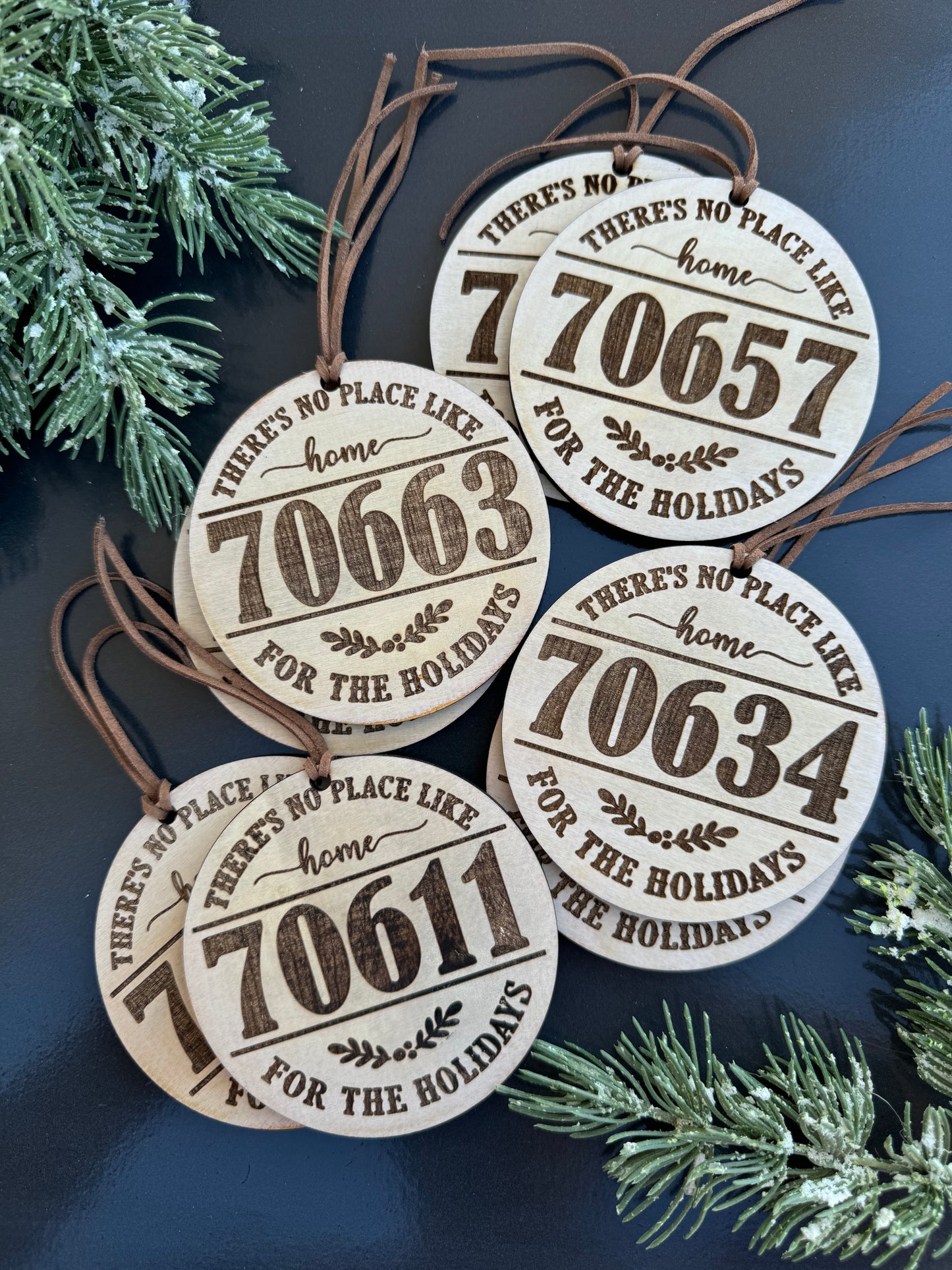 Zip code Ornament