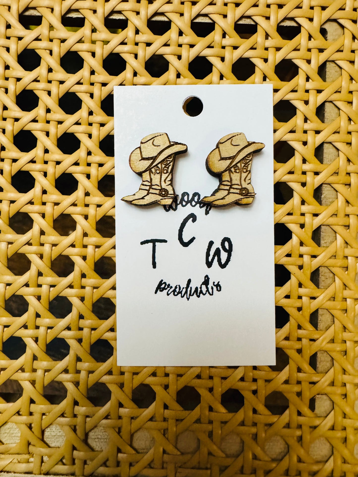 Cowboy Boot and Hat Earrings