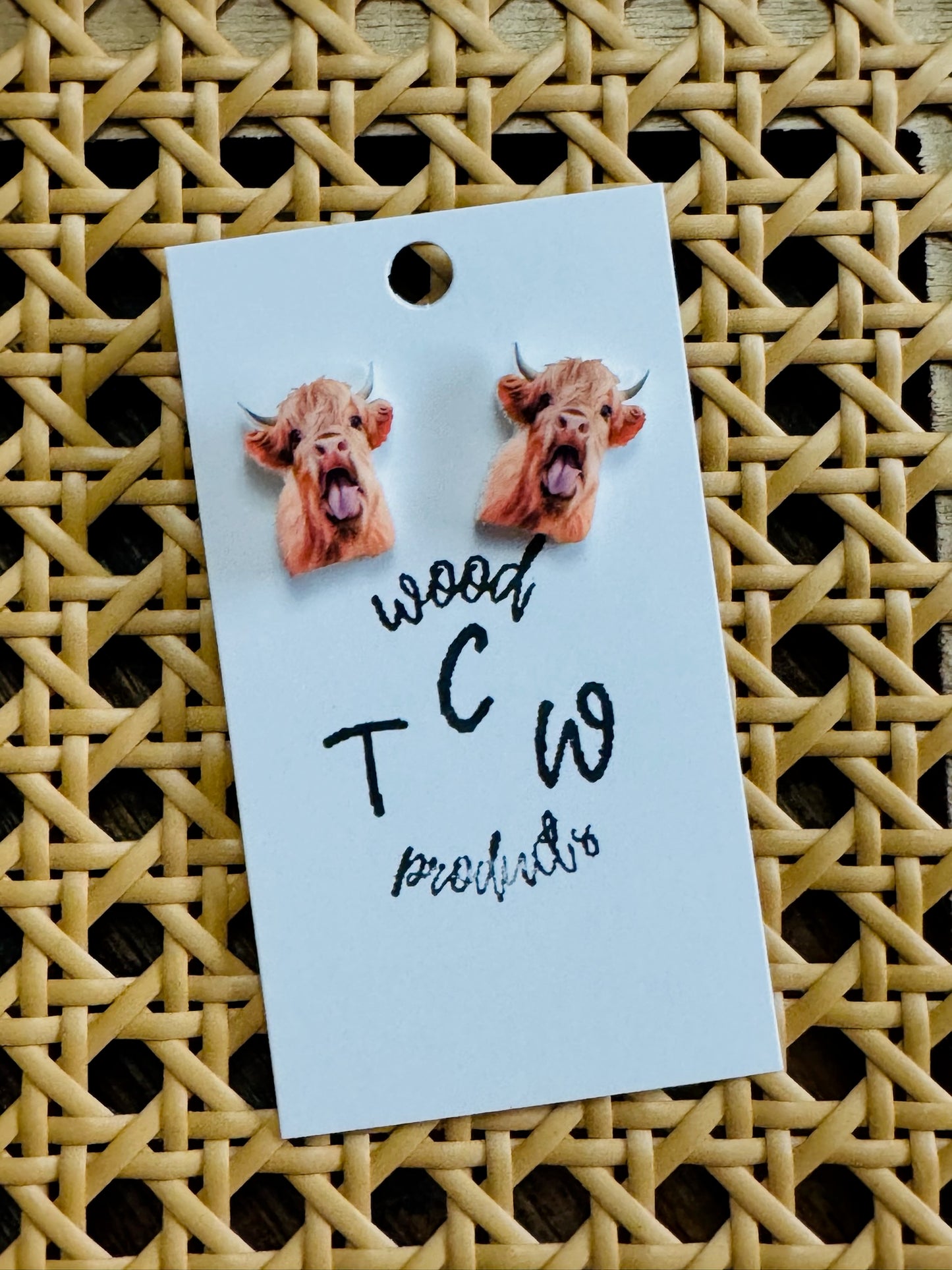 Highland Cow Earrings