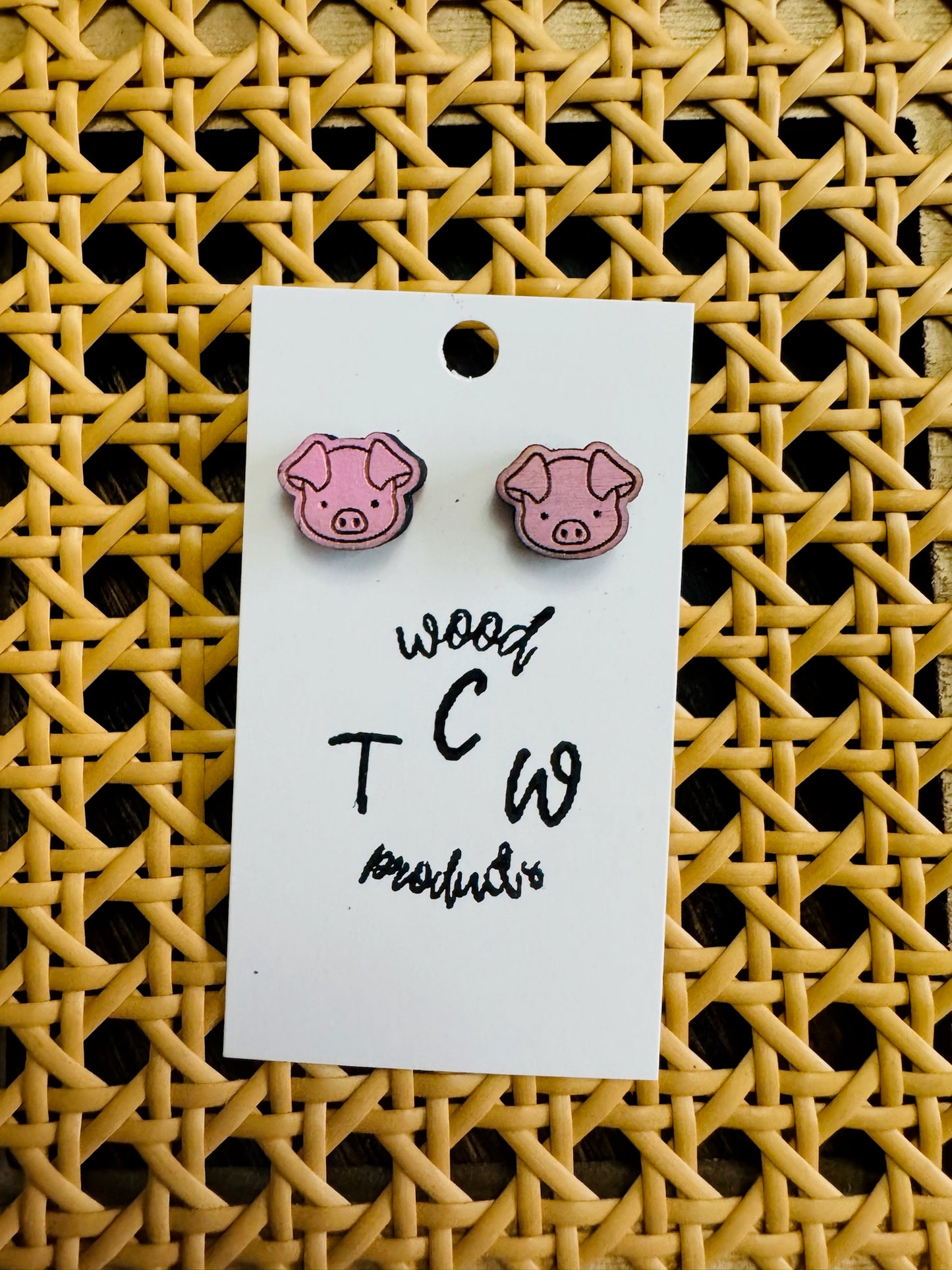 Pig Earrings