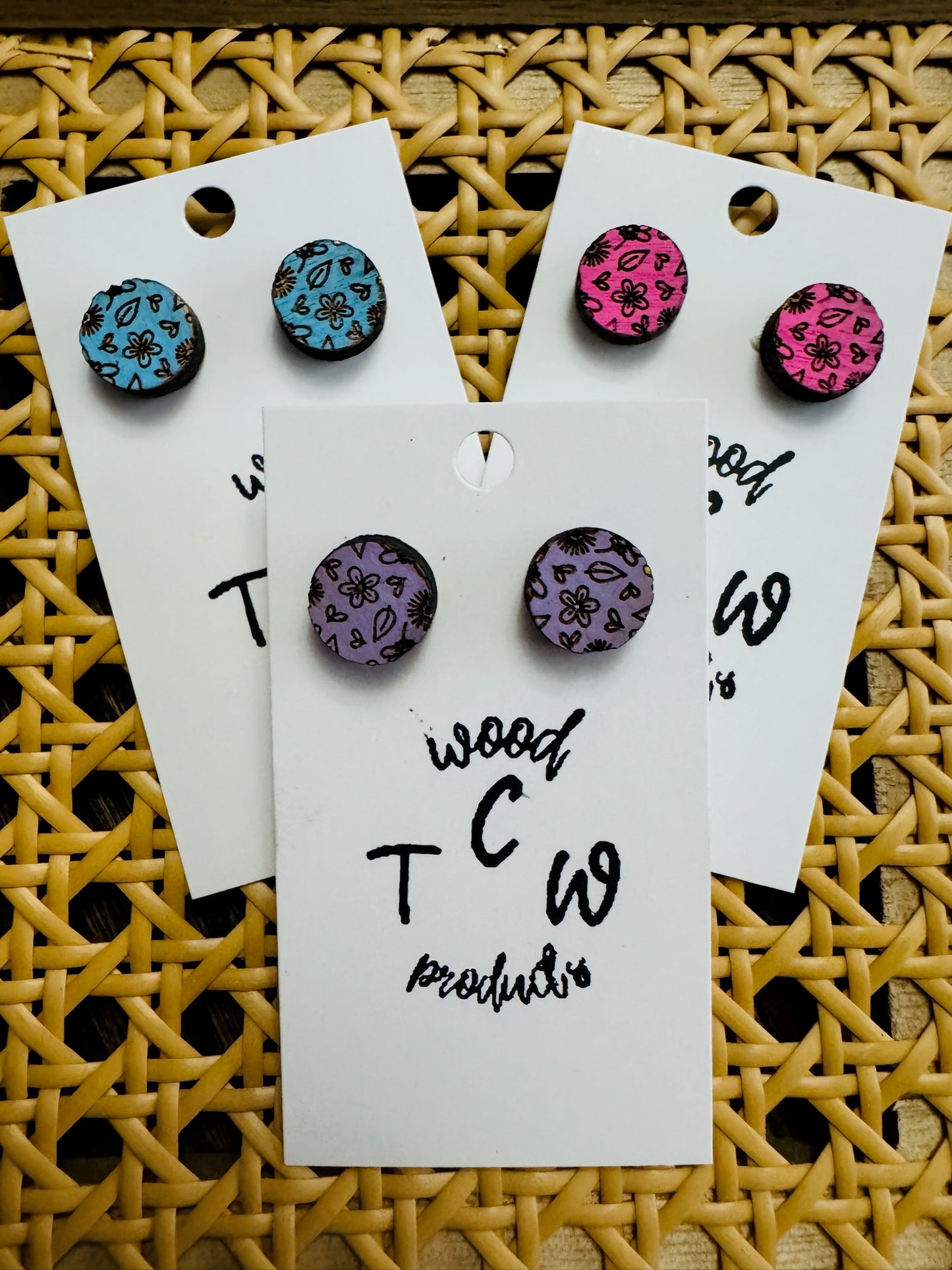 Floral Circle Earrings