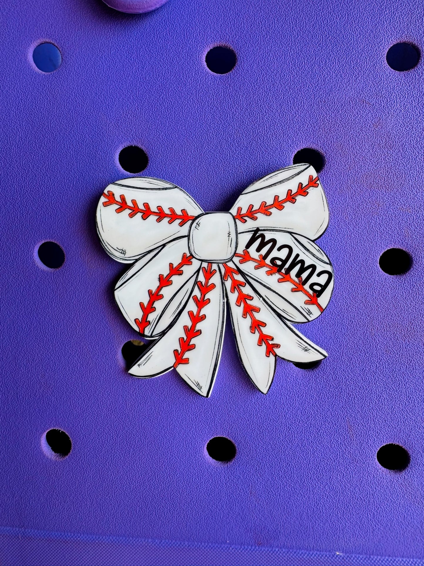 Bogg Bag Baseball Charm