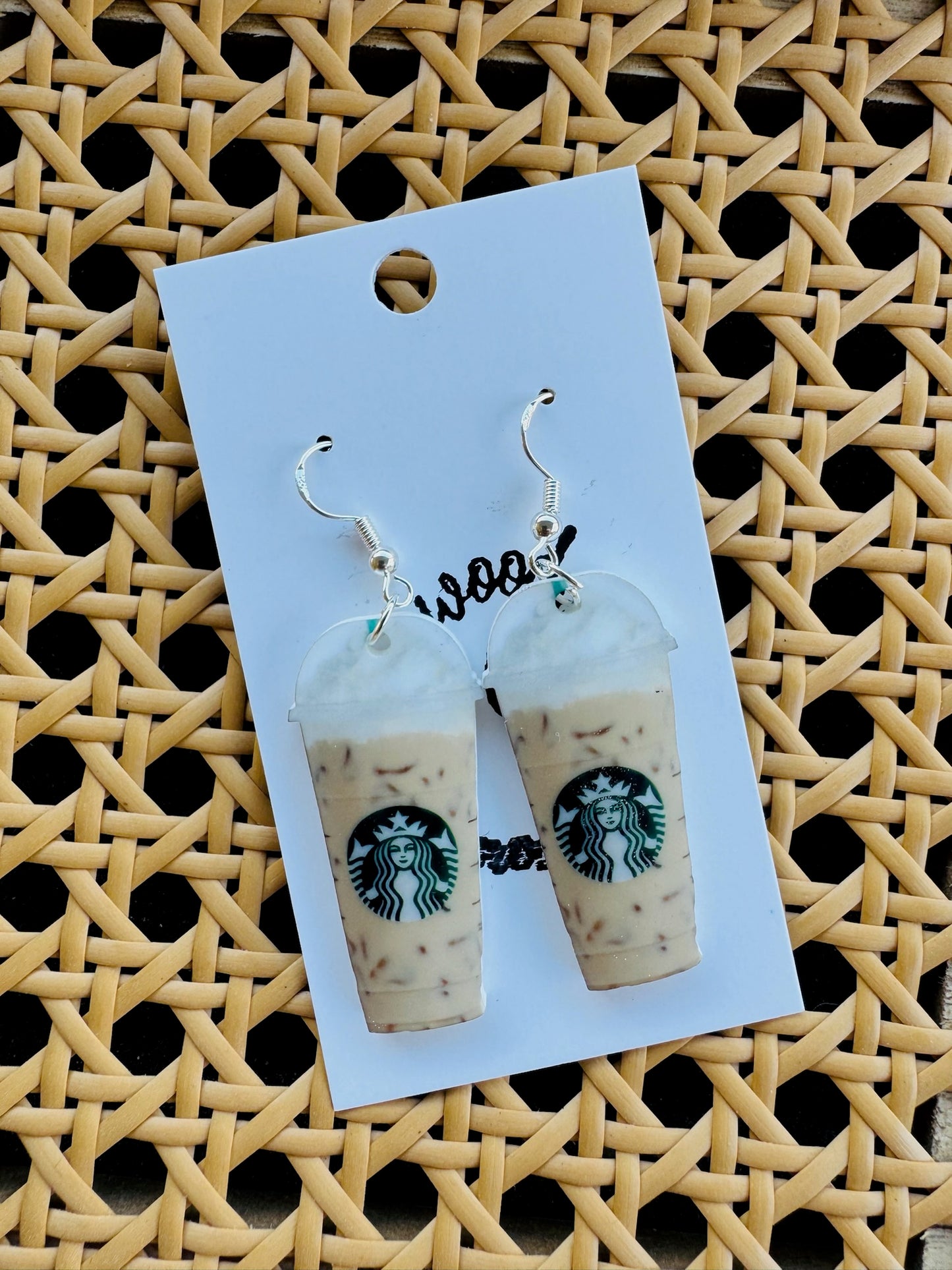 Starbucks Iced Coffee Earrings