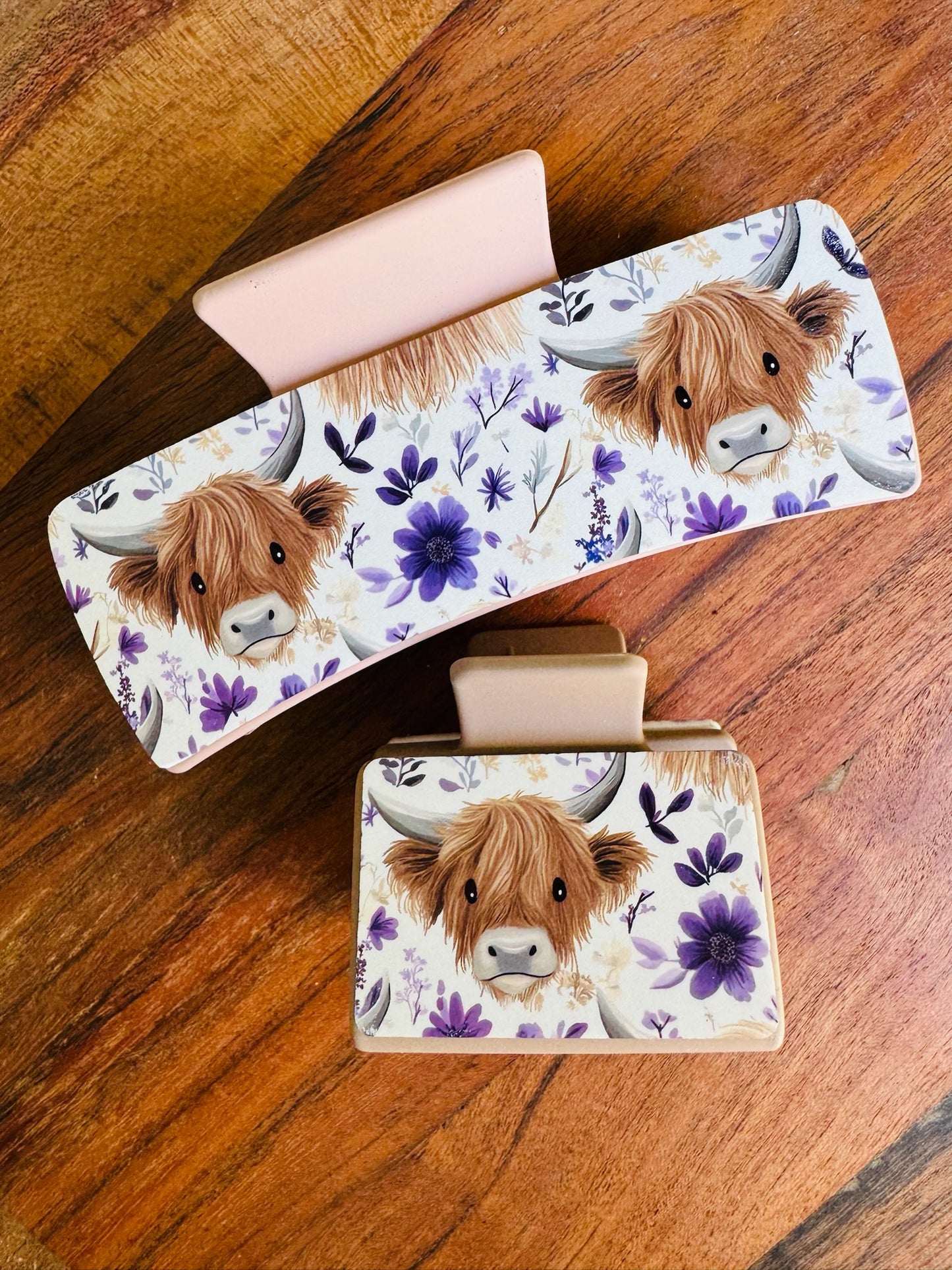 Highland Cow Hair Clip