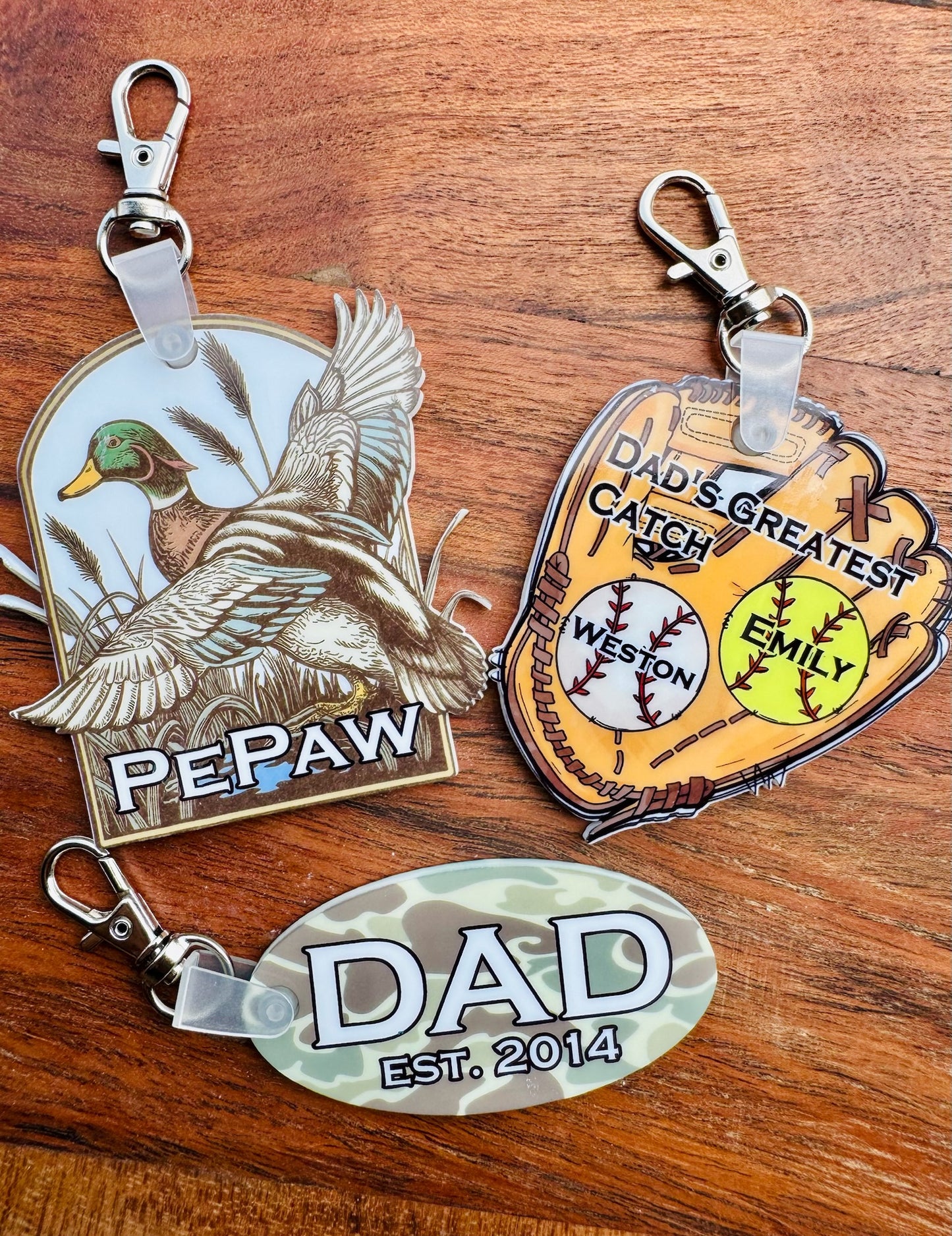 Dad & Grandpa Keychains