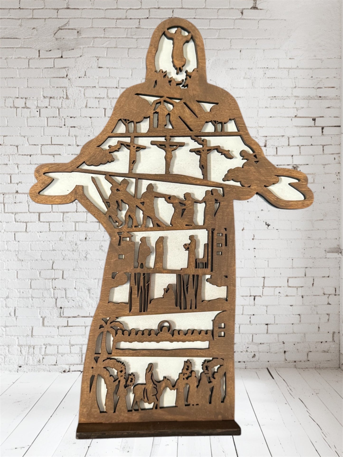 Easter Story Wooden Sign