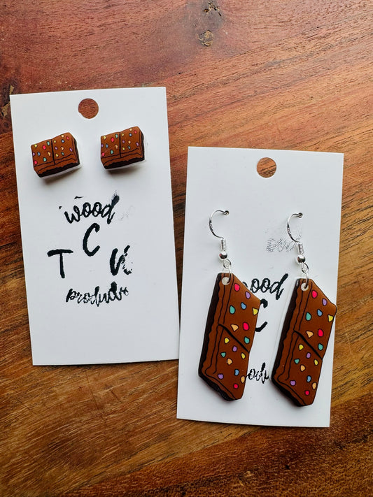 Cosmic Brownie Earrings