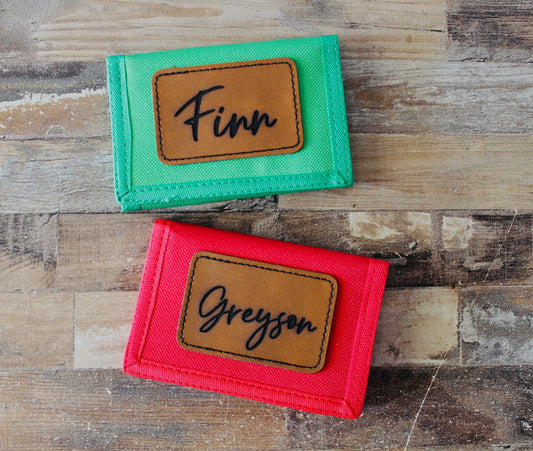 Leather Patch Wallets