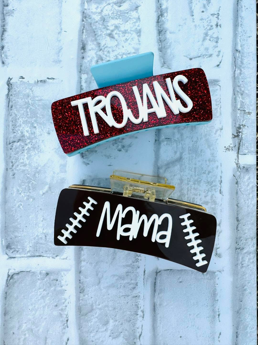 Sports Mama Hair Clip