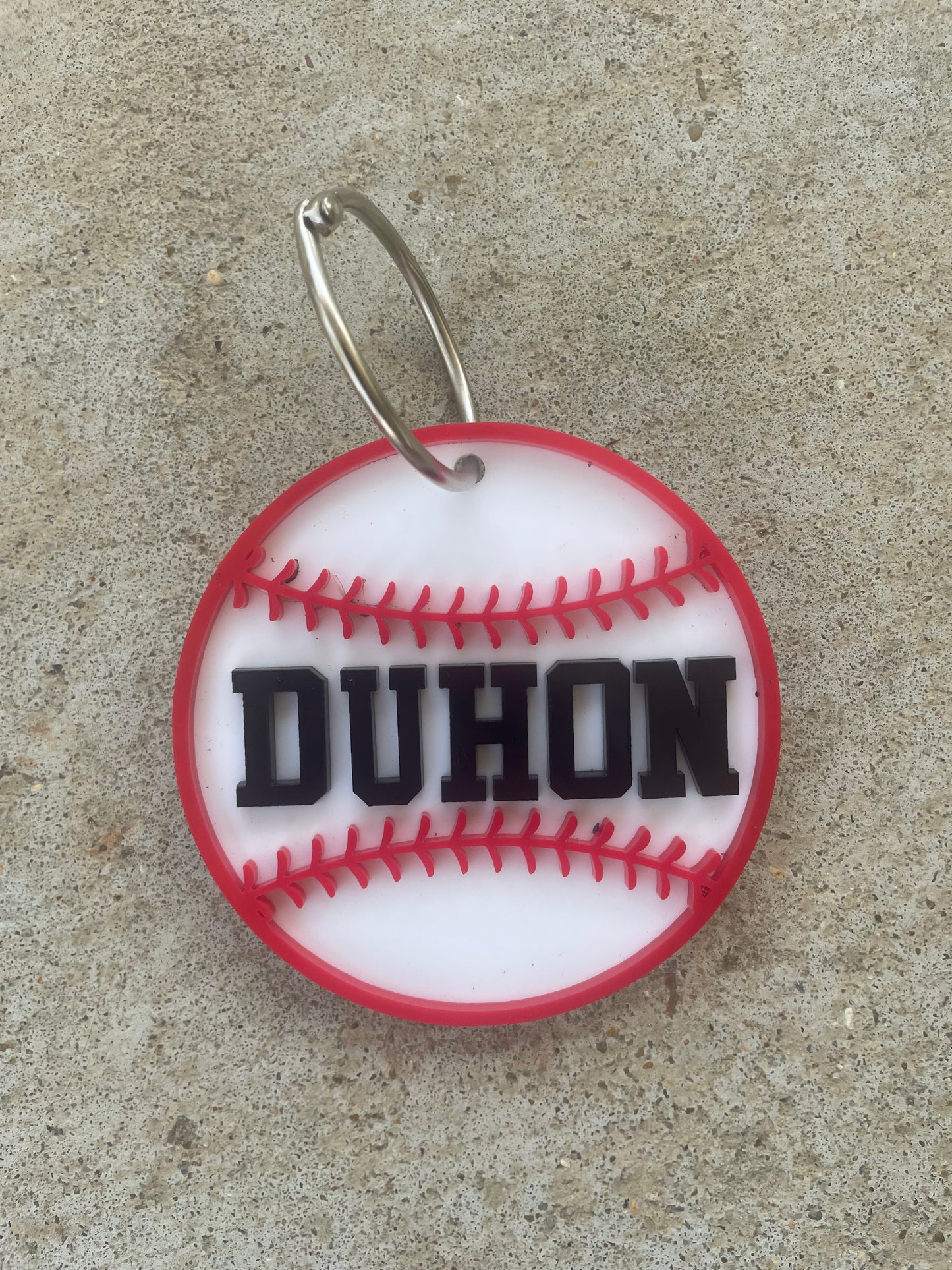 Acrylic Baseball Tags
