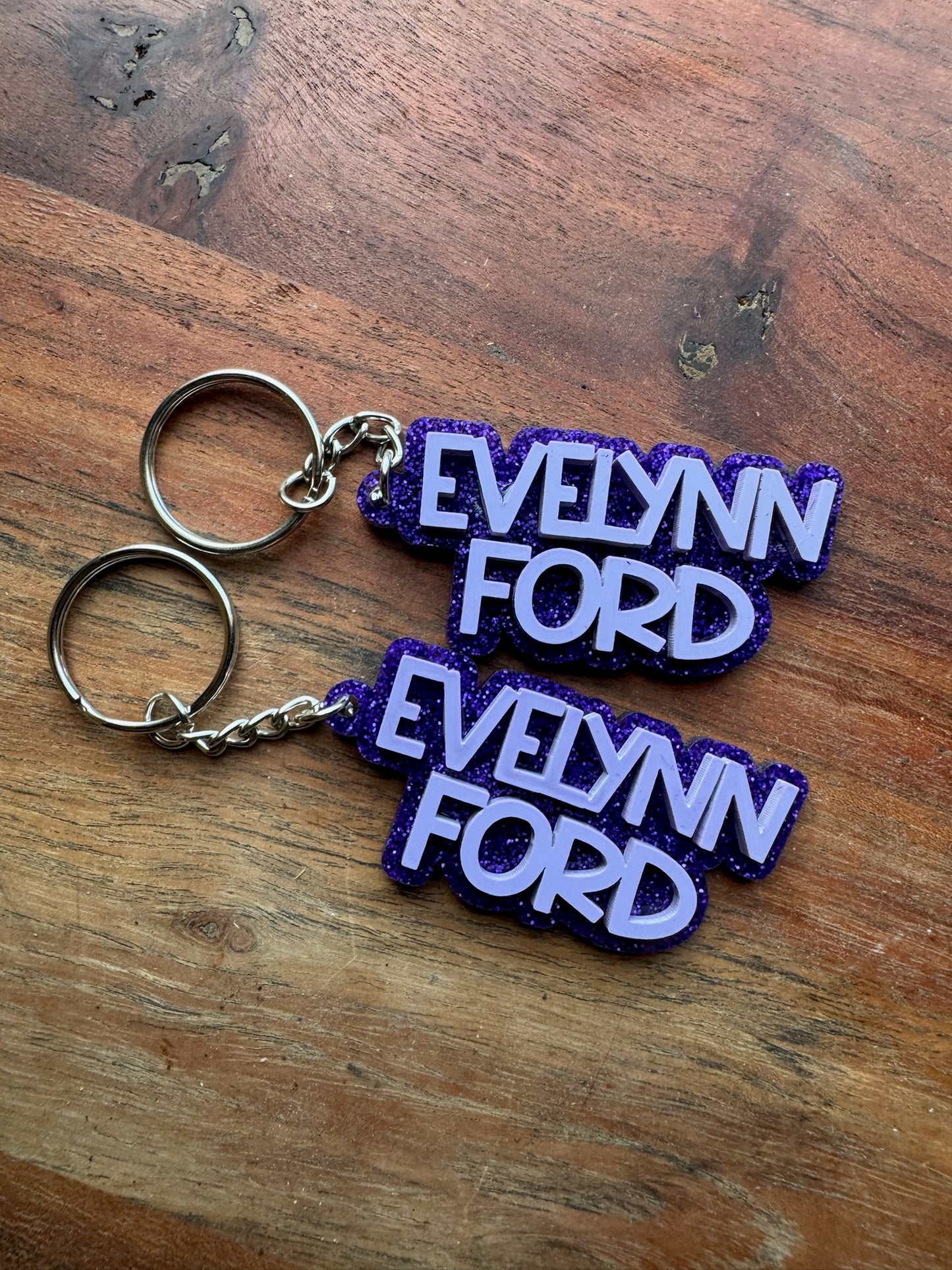 Acrylic Name Keychains