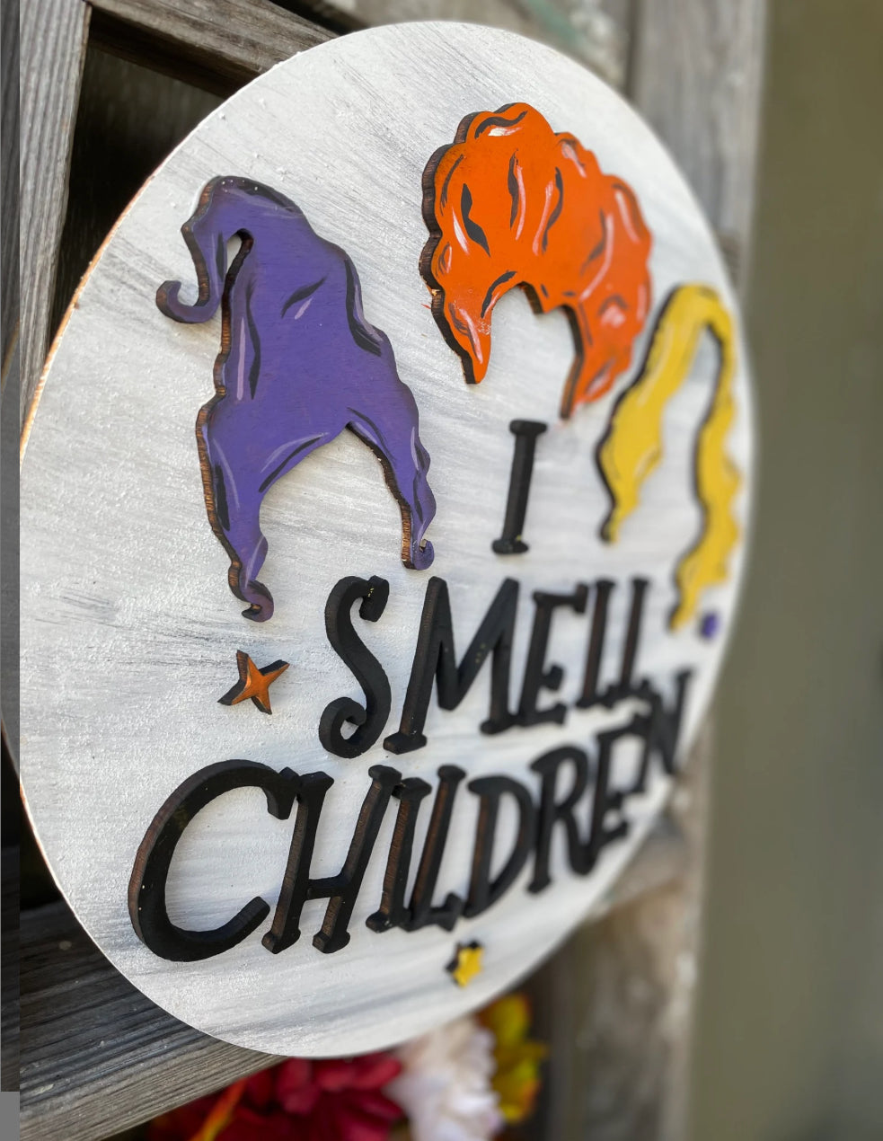 I Smell Children Door Hanger Sign