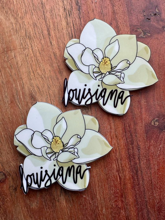 Louisiana State Flower Magnet