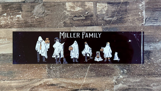 Ghost Family Sign