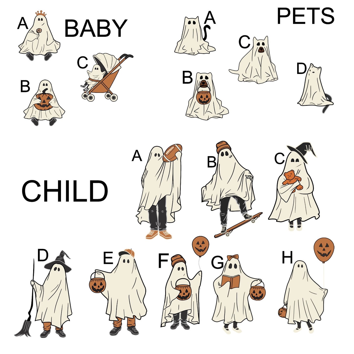 Ghost Family Sign