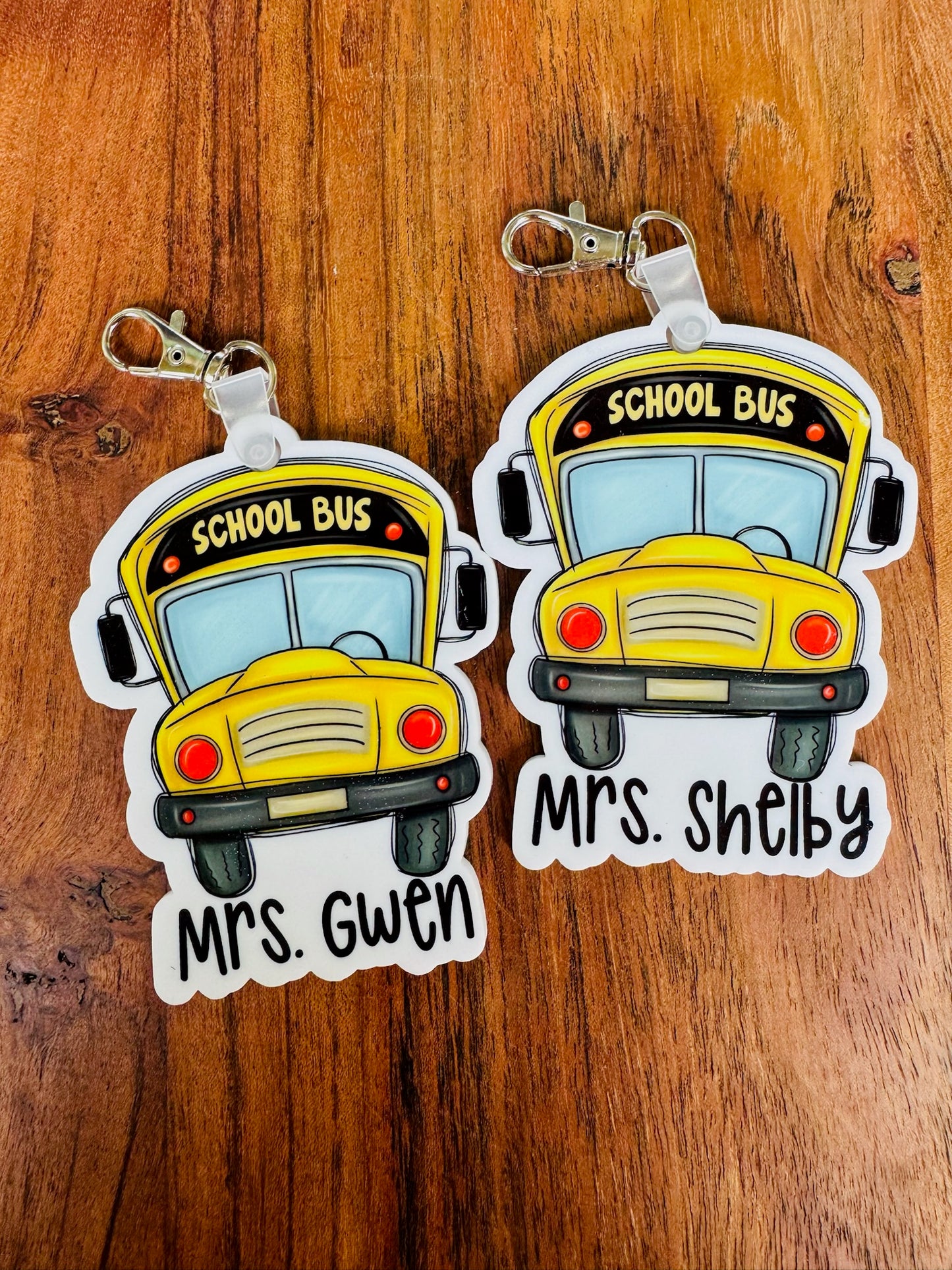 Teacher Name Keychain