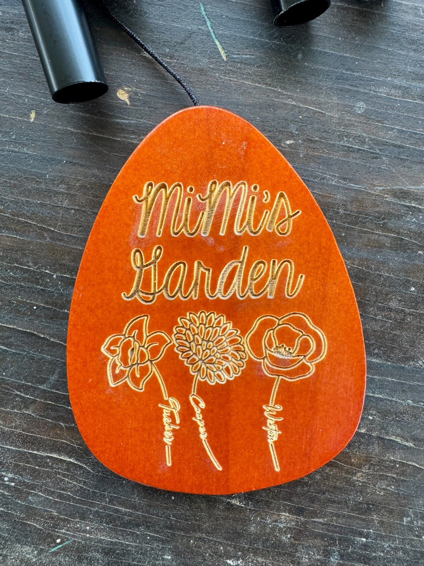 Personalized Garden Wind Chime