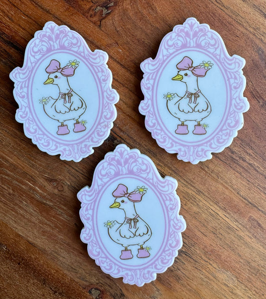 Pink Goose Magnet