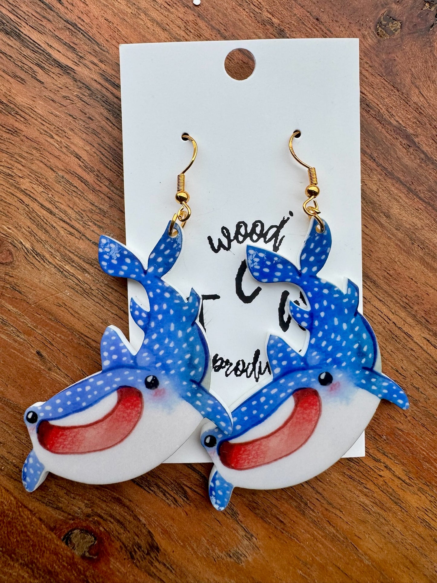 Cute Whale Earrings