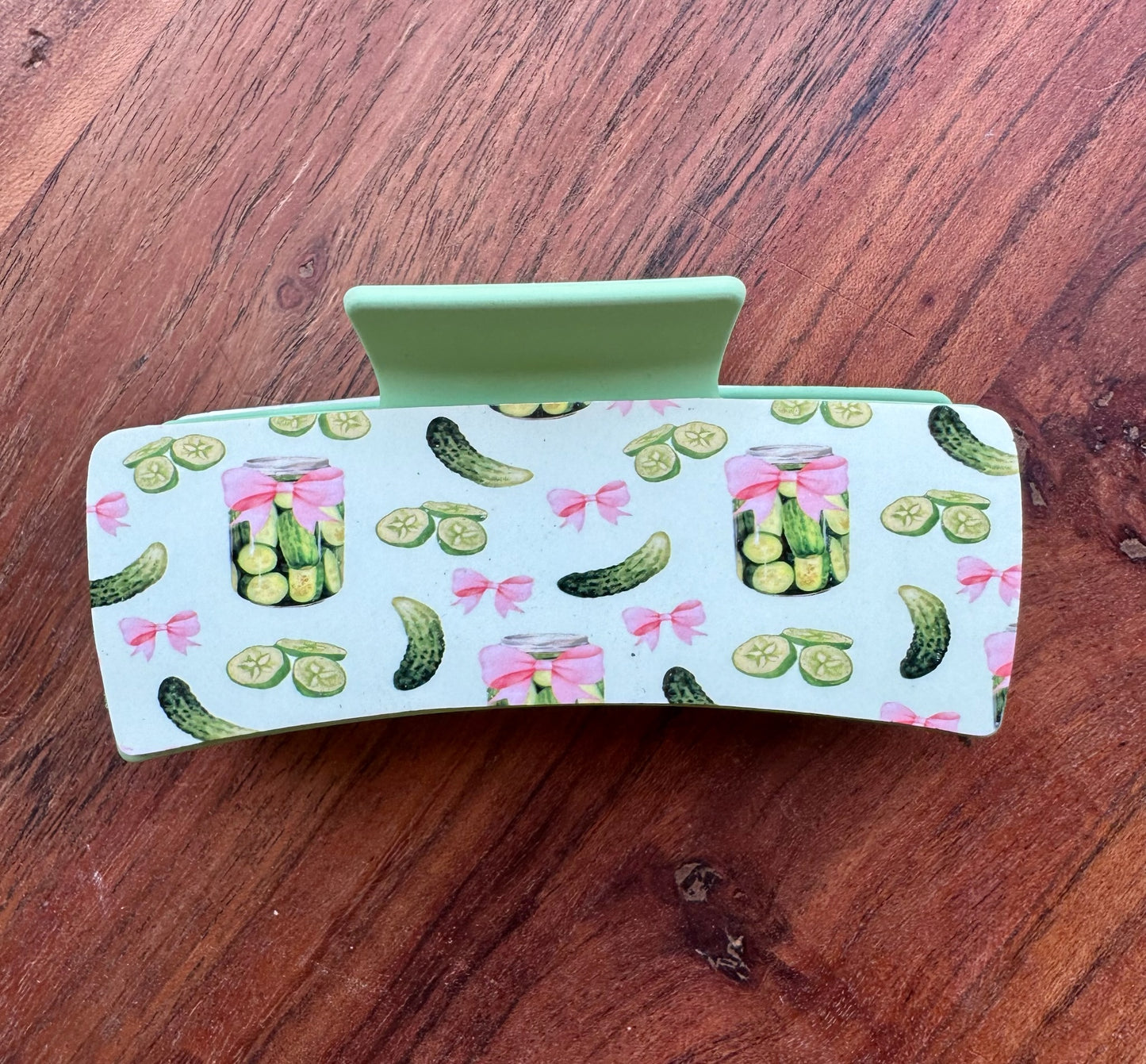 Cute Pickle Hair Clip