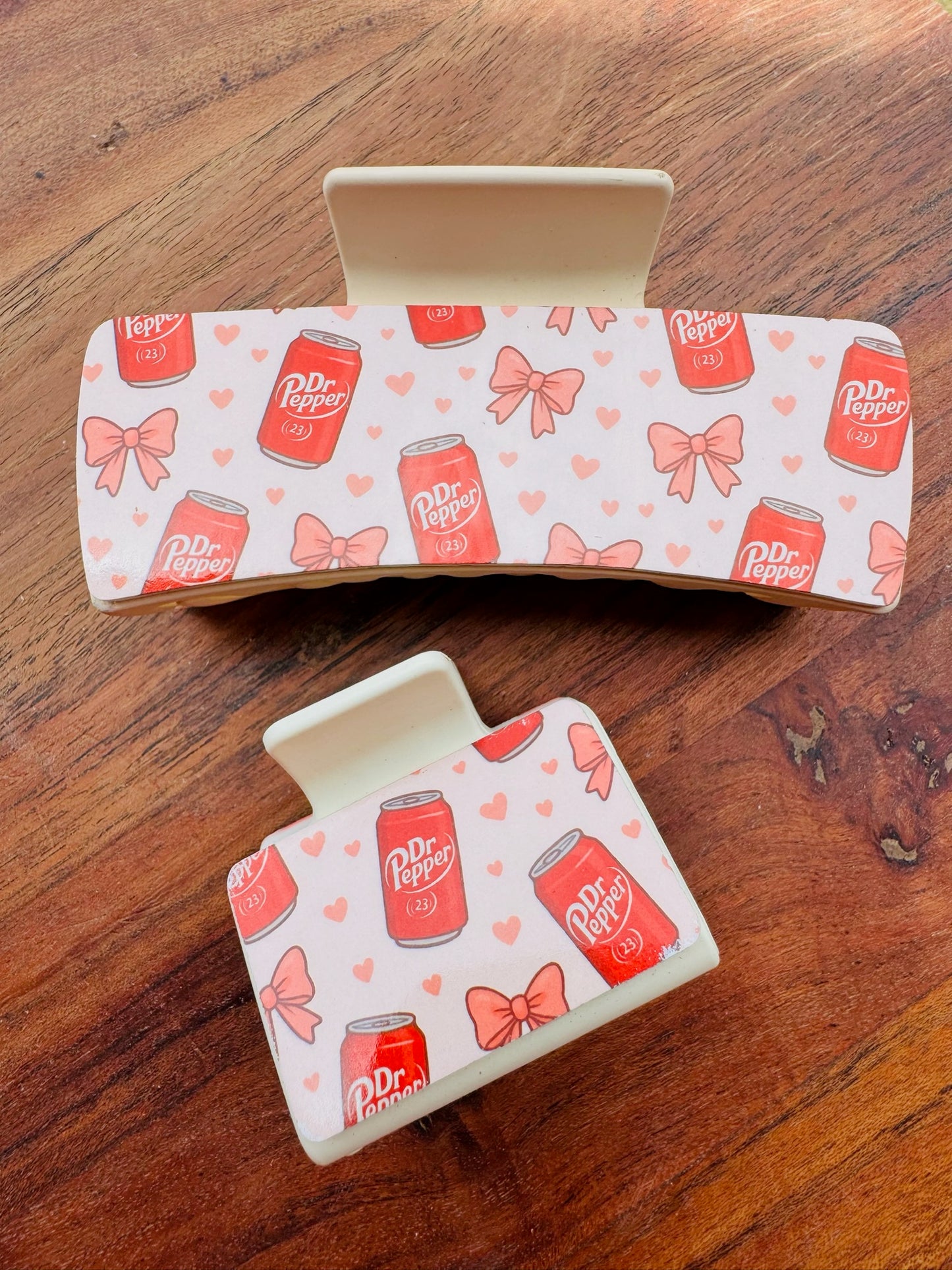 Dr. Pepper Hair Clip