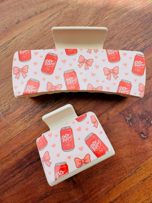 Dr. Pepper Hair Clip